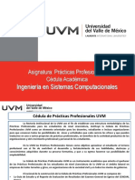 Cédula de Prácticas Profesionales Ingeniería en Sistemas Computacionales