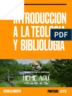 Apuntes de Introduccion a La Teologia e.a.