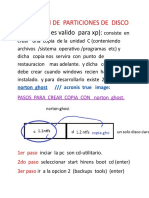 Clonacion de Particiones