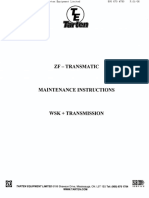 ZF Transmatic Maintenance Instructions