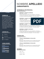 Modelo de CV Formato A4