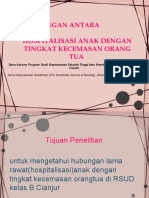 Hubungan Antara Hospitalisasi Anak Dengan Tingkat Kecemasan