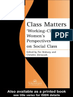 Christine Zmroczek - Class Matters. - Working-Class - Women - S Perspectives On Social Class