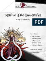 A High Elf Starter Set: Retinue of The Sun-Prince, Page 1