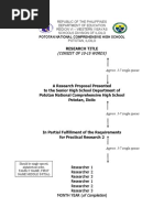 Research Proposal Template