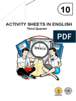 Activity Sheets in English