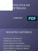 GEOPOLÍTICA DO PETRÓLEO