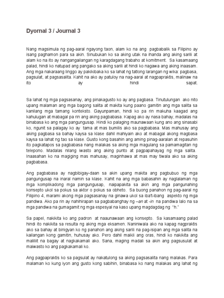 Halimbawa Ng Journal Halimbawa vrogue.co