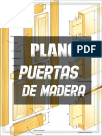 Planos de puertas de carpintería con diseños originales