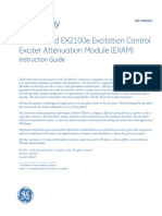 GEI-100509-EX2100 and EX2100e Excitation Control Exciter Attenuation Module (EXAM) Instruction Guide