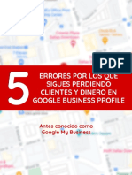 5 Errores Por Los Que Sigues Perdiendo Clientes y Dinero en Google Business Profile