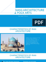 Iran (Persian) Architecture & Folk Arts: Shan Jasper O. Torres