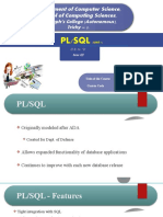 Database Systems PL/SQL Course Overview