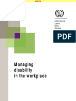 Managing Disability in The Workplace