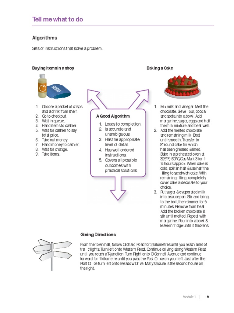 Algorithms For Year 8 | PDF | Cakes | Chocolate