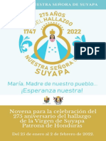 Novena de La Virgen de Suyapa 2022 V2