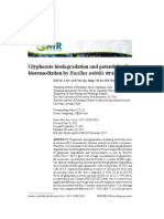 Glyphosate Biodegradation and Potential Soil Bioremediation by Bacillus Subtilis Strain Bs-15