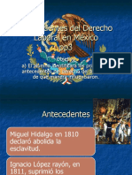 Antecedentes Del Derecho Laboral en Mexico