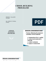 School Building Programs: Freddie C. Gallardo Discussant Ma. Janelyn T. Fundal Professor