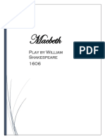 Macbeth: Play by William Shakespeare 1606