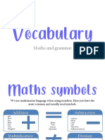 Maths and Grammar