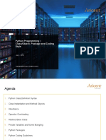Python Programming - Class/Object, Package and Coding Style: July - 2018