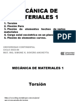 03 Mecanica de Materiales-Torsión - Flexión - Cargas Combinadas