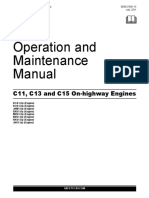 Cat Engine c13 Operation & Maintenance Manual