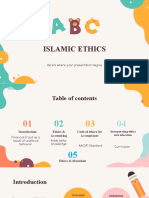 Islamic Ethics: Here's Where Your Presentation Begins