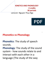Phonetics and Phonology Lecture 1articulation - Organs of Articulation, Facial Diagram
