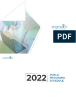 Public Program 2022 Schedule