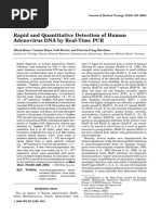 Heim Et Al 2003 - Rapid and Quantitative Detection of Human Adenovirus DNA by Real-Time PCR