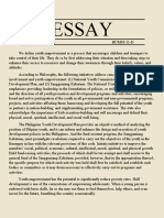 Essay - Quinto, Stephanie S. - HUMSS 11-D