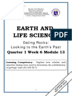 SCIENCE - Q1 - W6 - Mod13 - Earth and Life Science (Relative and Absolute Dating)