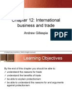 Chapter 12: International Business and Trade: Andrew Gillespie