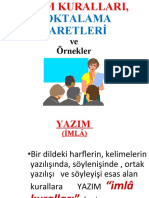 Yazım Kuralları Ve Noktalama İşaretleri (ÖĞRENCİ)