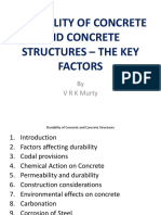 Durability of Concrete-Key Factors