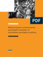 Manual Pentr Promov Femei in Activit Part Polit