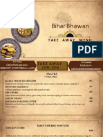 Bihar Bhawan: Take Away Menu