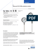 Bimetal Thermometer For The Process Industry Per EN 13190, Premium Version Model 55