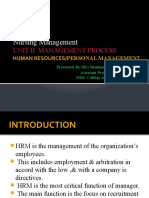 Nursing Management: Unit:Ii Management Process