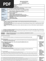 Topic/Lesson Name Content Standards Performance Standards Most Important Learning Competencies Specific Learning Outcomes