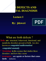 Lecture 5 Birth Defects