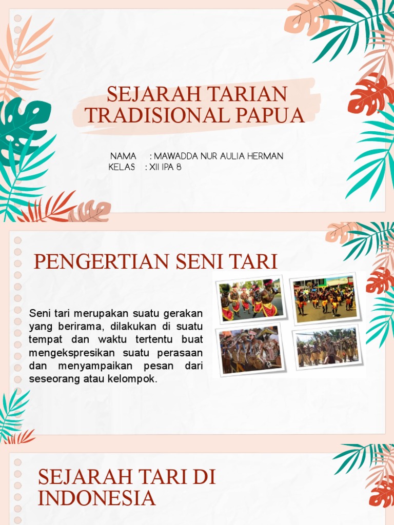 Sejarah Tari Tradisional Papua | PDF