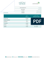 Test Name: Bilirubin, Total 0.8 MG/DL 0 - 1.2 MG/DL