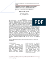 Pengaruh Penerapan Good Corporate Governance, Tingkat Suku Bunga Dan Peringkat Obligasi Terhadap Yield To Maturity Obligasi