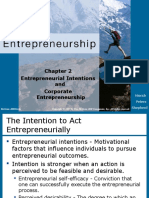 Chap002-Entrepreneurial Intentions and Corporate Entrepreneurship