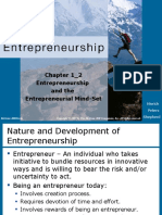 Chapter 1 - 2 Entrepreneurship and The Entrepreneurial Mind-Set
