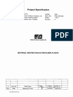 PDS-CEO-003-R0 Material Restriction in Fertilizer Plants