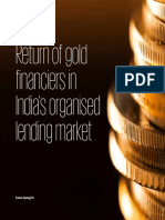 Return of Gold Financiers in India's Organised Lending Market